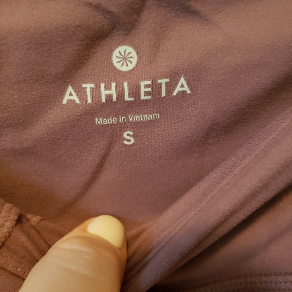Athleta mauve mesh leggings - Picture 3 of 3